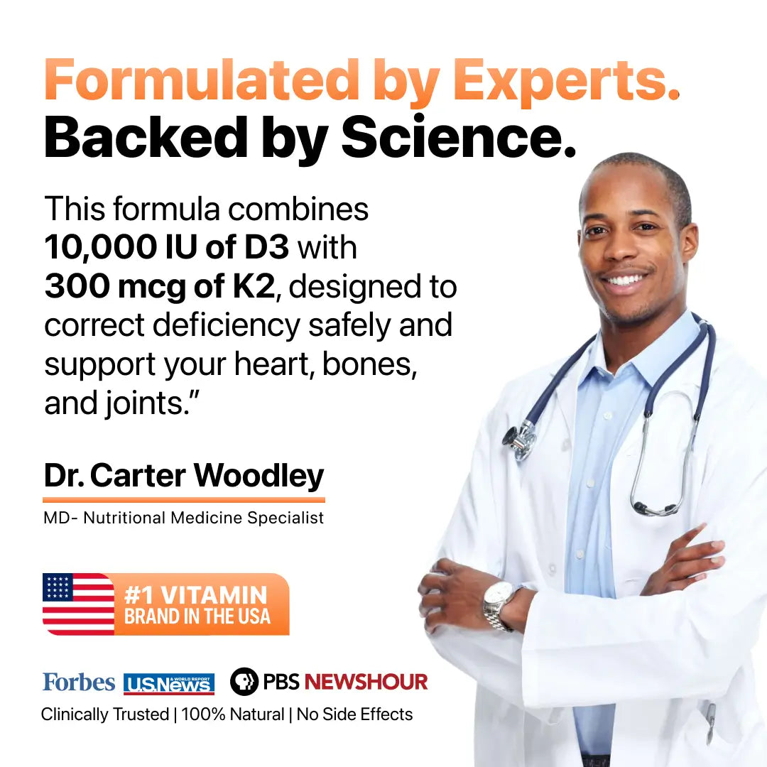 Nutrava Vitamin D3 & K2 Softgels