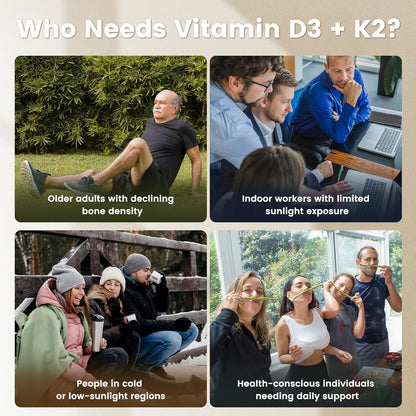 Nutrava Vitamin D3 & K2 Softgels