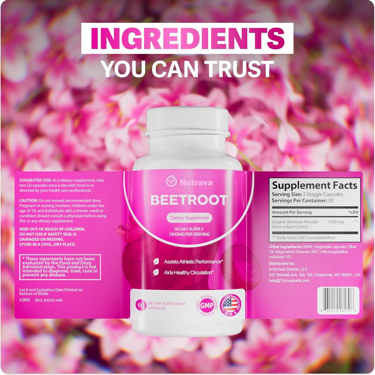 Nutrava Beetroot Capsules