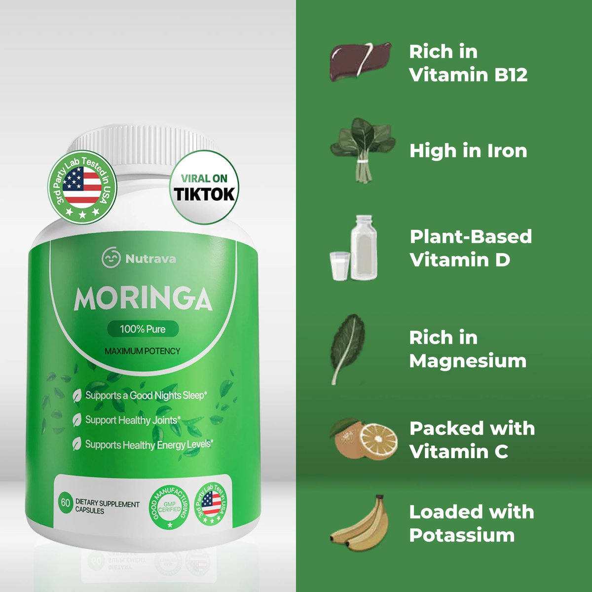 Nutrava Moringa Capsules