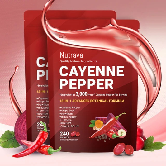 Nutrava Cayenne Pepper Softgels